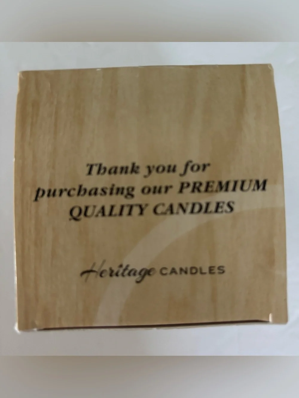 Rain Scented Candle - Blue High Fragrant and lead free wick.